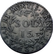 15 Soldi - Vittorio Amadeo III reverse image
