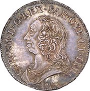 ½ Scudo - Charles Emmanuel III obverse image