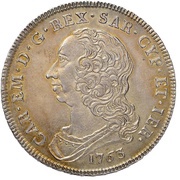 1 Scudo - Charles Emmanuel III obverse image