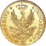 1 Doppia - Victor Amadeus III reverse image