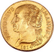 1 Doppia - Victor Emmanuel I obverse image