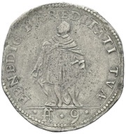 9 Fiorini - Charles Emmanuel I reverse image
