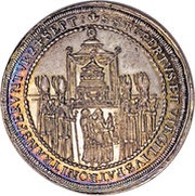 1 Thaler - Paris von Lodron Consecration, Austria, 1628 reverse image