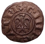 Denier - Enrico VI and Costanza reverse image
