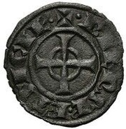 1 Denaro - Federico II, Italy, 1220-1250 reverse image