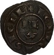 1 Denaro - Conrad I REX, Italy, 1250-1254 reverse image