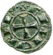 1 Denaro - Conrad I, Italy, 1250-1254 reverse image