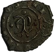 1 Denaro - Manfredi [.A P.] obverse image