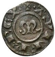 Denaro - Manfredi M gothic obverse image