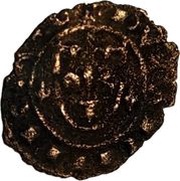 1 Denier - Charles I of Anjou with coat of arms, Italy, 1266-1282 reverse image