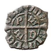 1 Denaro - Maria and Martino, Italy, 1395-1402 reverse image