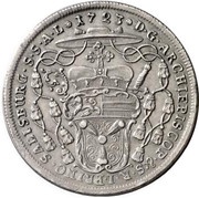 1 Thaler - Franz Anton von Harrach, Austria, 1723-1727 reverse image