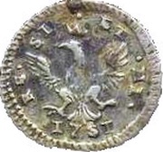 ½ Tari - Carlo, Italy, 1751 reverse image