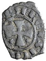 1 Denaro Pietro II, Italy, 1337-1342 reverse image