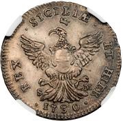 4 Tarí - Carlo III Habsbourg, Italy, 1730 reverse image