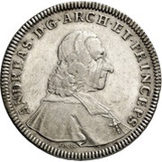 1 Thaler - Andreas Jakob von Dietrichstein obverse image