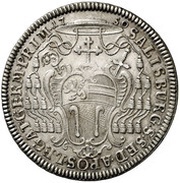 1 Thaler - Andreas Jakob von Dietrichstein, Austria, 1748-1750 reverse image