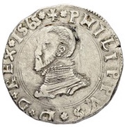 ½ Scudo - Filippo II obverse image