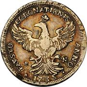 1 Scudo - Carlo Coronation, Italy, 1735 reverse image