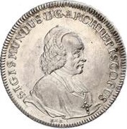 1 Thaler - Sigismund von Schrattenbach type 6 obverse image
