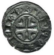 Denier - Federico II IPR, Italy, 1220-1250 reverse image