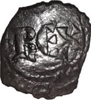 Double Denaro charles I of anjou obverse image