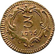 3 Piccioli - Ferdinando III, Italy, 1775-1795 reverse image
