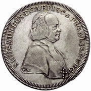 1 Thaler - Sigismund von Schrattenbach type 5 obverse image