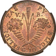 10 Grani - Ferdinando III, Italy, 1814-1815 reverse image