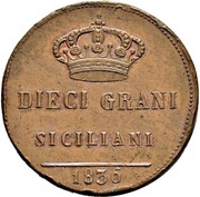 10 Grani - Ferdinando II reverse image