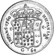 60 Grani - Ferdinando IV, Italy, 1760 reverse image
