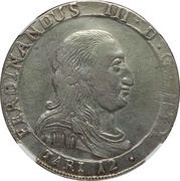 12 Tari - Ferdinando III obverse image