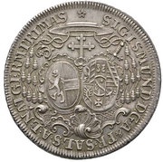 1 Thaler - Sigismund von Schrattenbach type 3 obverse image