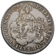 1 Thaler - Sigismund von Schrattenbach type 3, Austria, 1759 reverse image