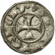 1 Denaro, Italy, 1180-1200 reverse image