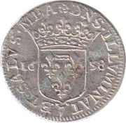 1 Luigino - Maria Livia, Italy, 1658 reverse image