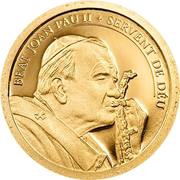 1 Diner Pope John Paul II, Andorra, 2011 reverse image