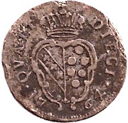 10 Quattrini - Francesco II, Italy, 1754-1764 reverse image