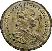 10 Quattrini - Pietro Leopoldo 2nd type obverse image