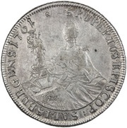 1 Thaler - Sigismund von Schrattenbach type 7, Austria, 1761-1762 reverse image
