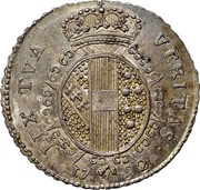 ½ Paolo - Ferdinando III, Italy, 1792 reverse image
