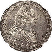 ½ Francescone - Francesco III 1st type obverse image
