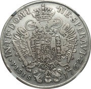 1 Francescone - Francesco III, Italy, 1747-1764 reverse image