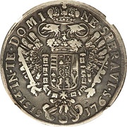 1 Francescone - Francesco III, Italy, 1765 reverse image