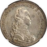 1 Francescone - Pietro Leopoldo "Codino" type obverse image