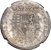 1 Francescone - Pietro Leopoldo, Italy, 1783-1786 reverse image