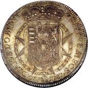 1 Francescone - Pietro Leopoldo, Italy, 1786-1790 reverse image