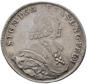 1 Thaler - Sigismund von Schrattenbach type 13 obverse image