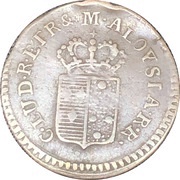 1 Quattrino - Louis I, Italy, 1803-1807 reverse image
