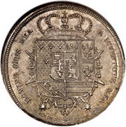 1 Francescone - Charles Louis, Italy, 1803-1807 reverse image